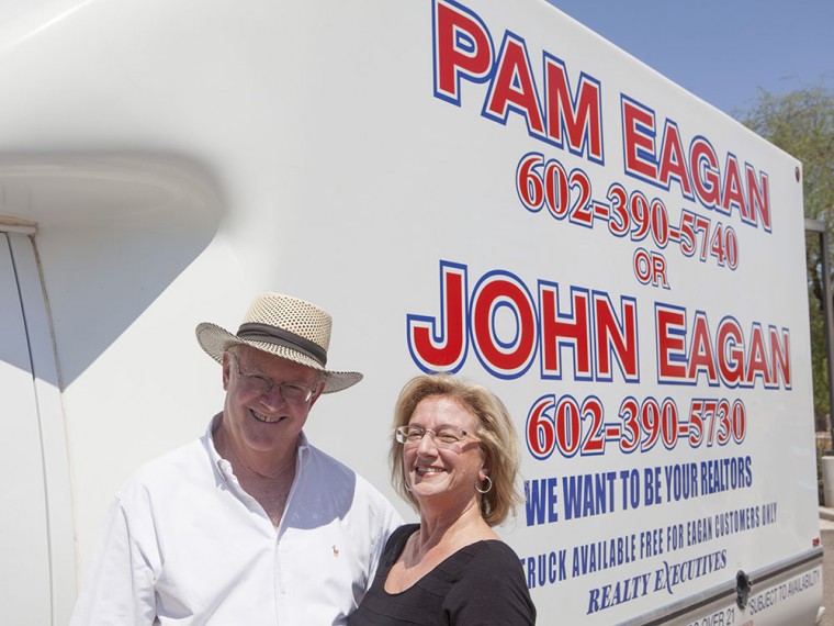 John and Pam Eagan, owners of Realty Executives